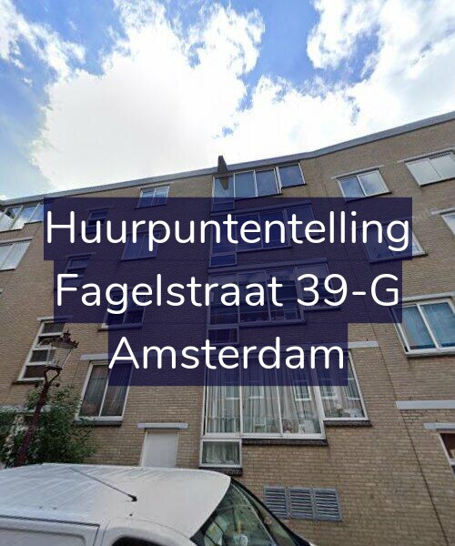 Foto gevel Huurpuntentelling voor Fagelstraat 39-G, Amsterdam