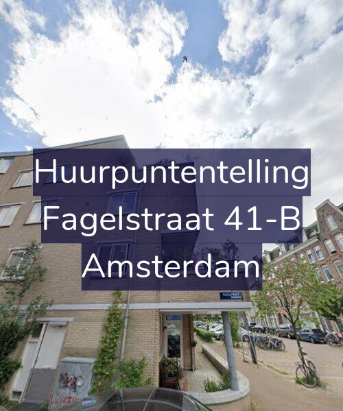 Foto gevel Huurpuntentelling voor Fagelstraat 41-B, Amsterdam