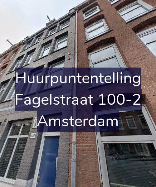 Foto gevel Huurpuntentelling voor Fagelstraat 100-2, Amsterdam