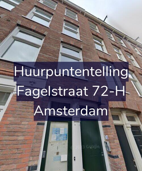 Foto gevel Huurpuntentelling voor Fagelstraat 72-H, Amsterdam