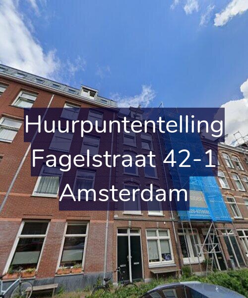 Foto gevel Huurpuntentelling voor Fagelstraat 42-1, Amsterdam