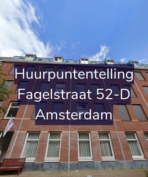 Foto gevel Huurpuntentelling voor Fagelstraat 52-D, Amsterdam