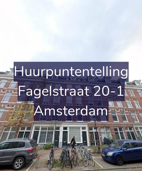 Foto gevel Huurpuntentelling voor Fagelstraat 20-1, Amsterdam