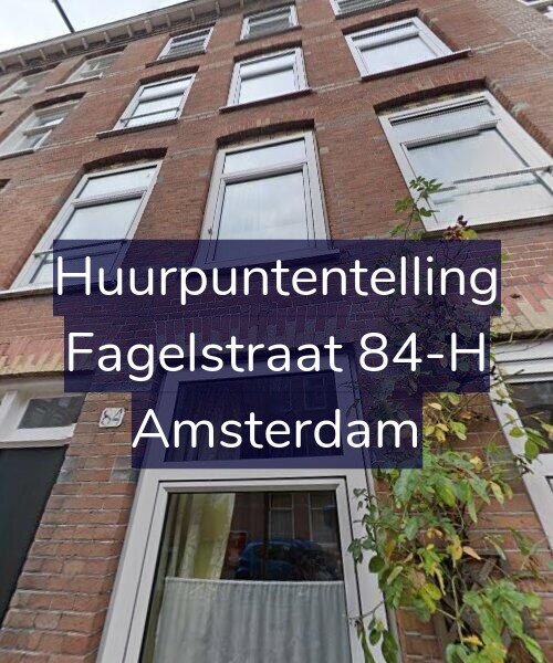 Foto gevel Huurpuntentelling voor Fagelstraat 84-H, Amsterdam