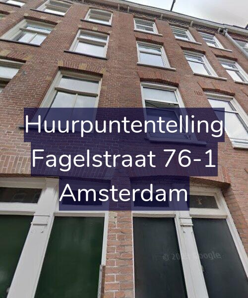 Foto gevel Huurpuntentelling voor Fagelstraat 76-1, Amsterdam