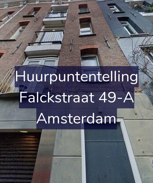 Foto gevel Huurpuntentelling voor Falckstraat 49-A, Amsterdam