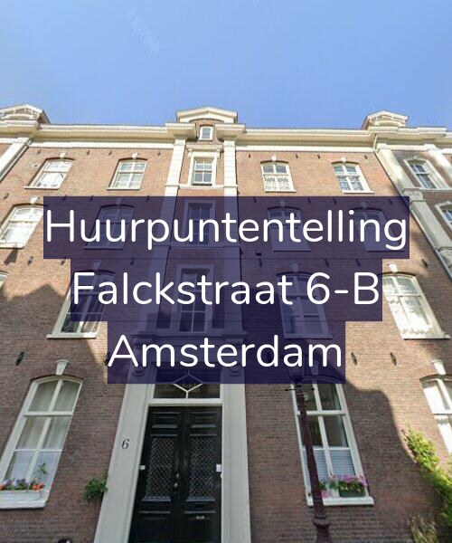 Foto gevel Huurpuntentelling voor Falckstraat 6-B, Amsterdam
