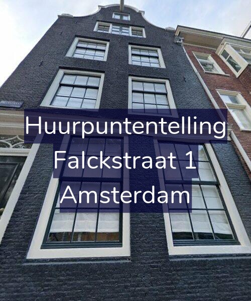 Foto gevel Huurpuntentelling voor Falckstraat 1, Amsterdam