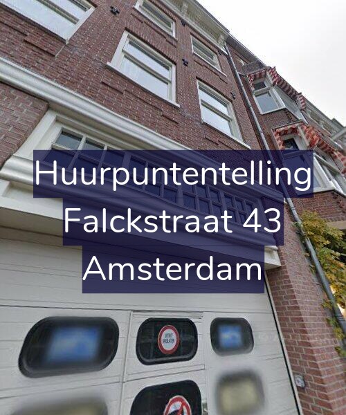 Foto gevel Huurpuntentelling voor Falckstraat 43, Amsterdam