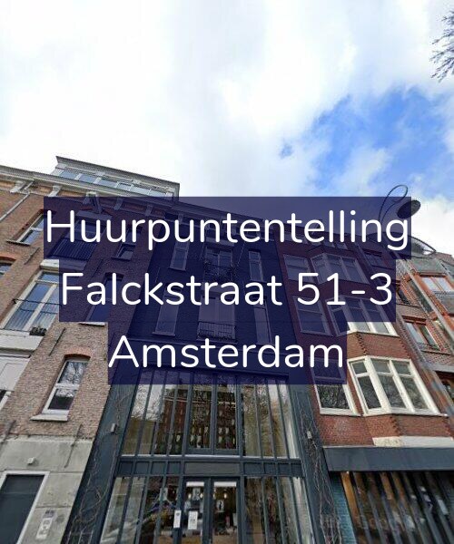 Foto gevel Huurpuntentelling voor Falckstraat 51-3, Amsterdam