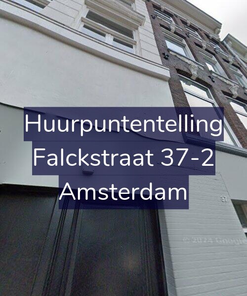 Foto gevel Huurpuntentelling voor Falckstraat 37-2, Amsterdam