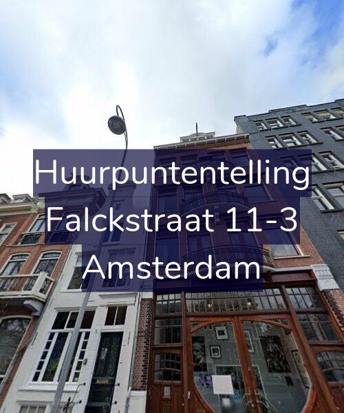 Foto gevel Huurpuntentelling voor Falckstraat 11-3, Amsterdam