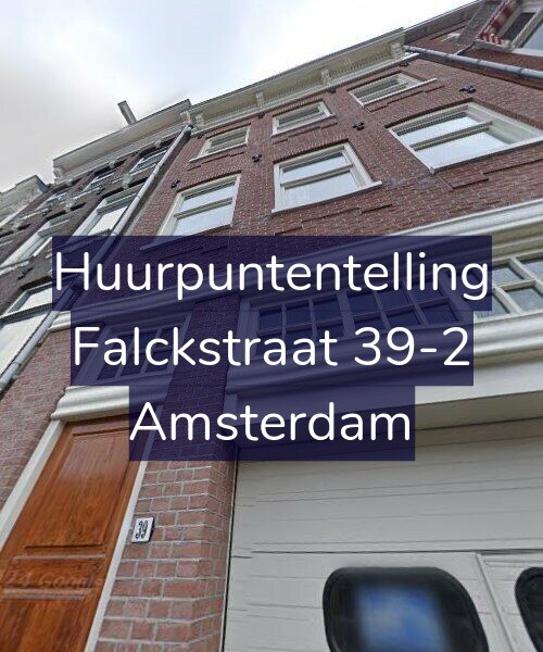 Foto gevel Huurpuntentelling voor Falckstraat 39-2, Amsterdam