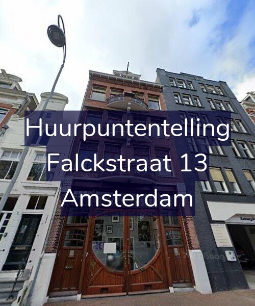 Foto gevel Huurpuntentelling voor Falckstraat 13, Amsterdam