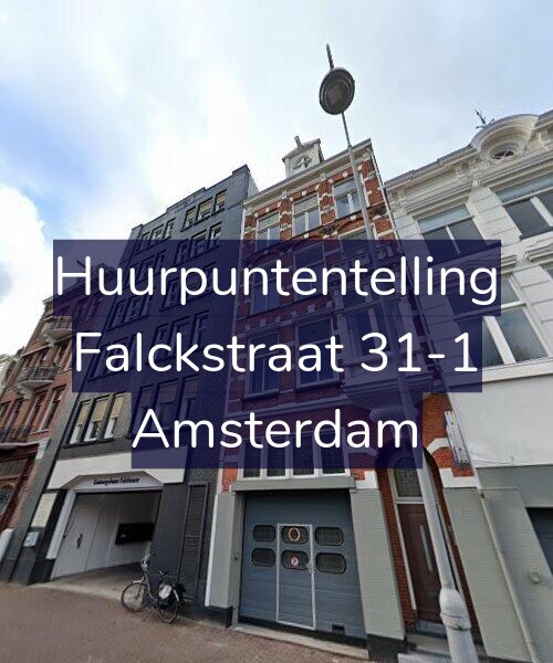 Foto gevel Huurpuntentelling voor Falckstraat 31-1, Amsterdam