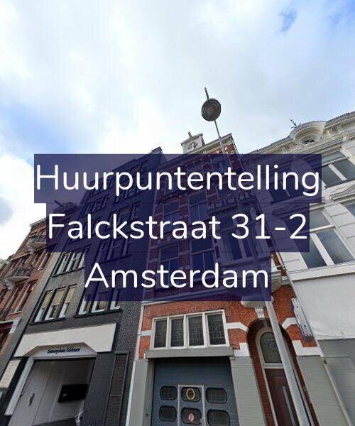 Foto gevel Huurpuntentelling voor Falckstraat 31-2, Amsterdam