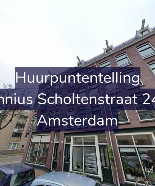 Foto gevel Huurpuntentelling voor Fannius Scholtenstraat 24-1, Amsterdam