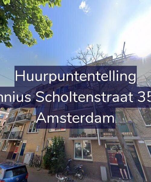 Foto gevel Huurpuntentelling voor Fannius Scholtenstraat 35-A, Amsterdam