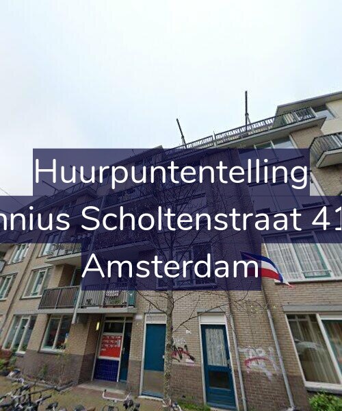 Foto gevel Huurpuntentelling voor Fannius Scholtenstraat 41-A, Amsterdam