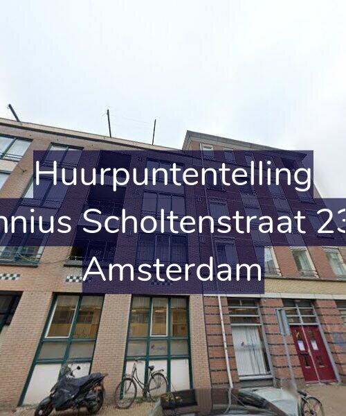 Foto gevel Huurpuntentelling voor Fannius Scholtenstraat 23-C, Amsterdam
