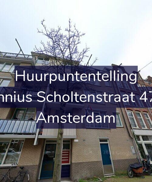 Foto gevel Huurpuntentelling voor Fannius Scholtenstraat 47-E, Amsterdam