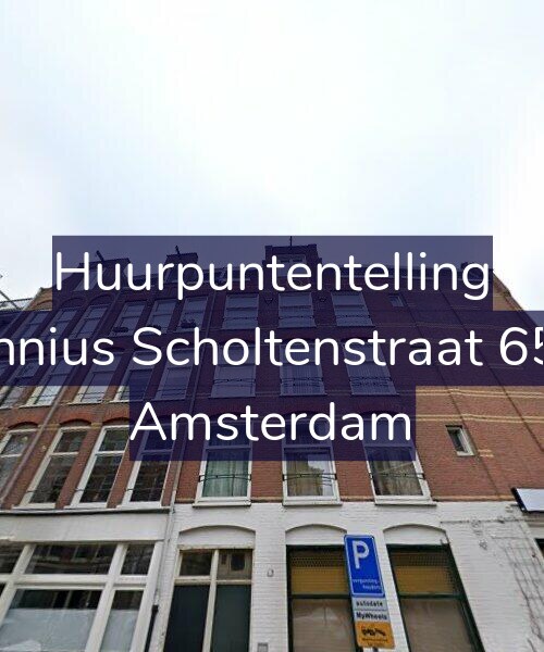 Foto gevel Huurpuntentelling voor Fannius Scholtenstraat 65-2, Amsterdam