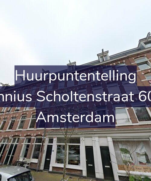 Foto gevel Huurpuntentelling voor Fannius Scholtenstraat 60-1, Amsterdam