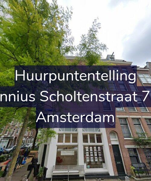 Foto gevel Huurpuntentelling voor Fannius Scholtenstraat 7-D, Amsterdam