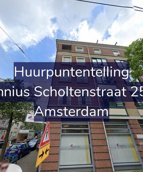 Foto gevel Huurpuntentelling voor Fannius Scholtenstraat 25-C, Amsterdam