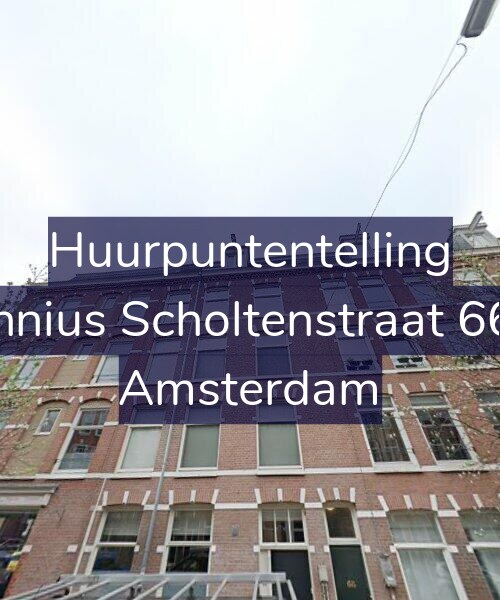 Foto gevel Huurpuntentelling voor Fannius Scholtenstraat 66-3, Amsterdam