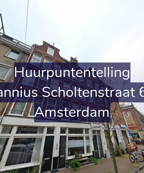 Foto gevel Huurpuntentelling voor Fannius Scholtenstraat 63, Amsterdam