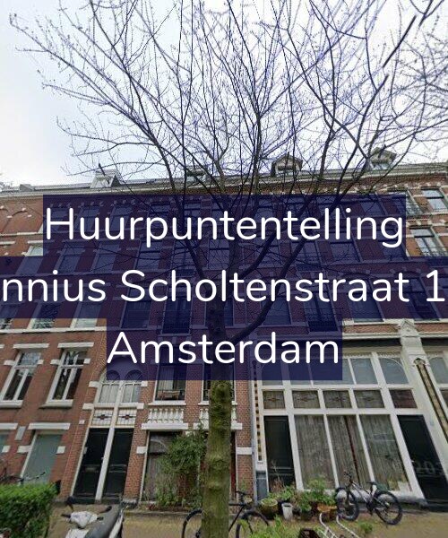 Foto gevel Huurpuntentelling voor Fannius Scholtenstraat 1-B, Amsterdam