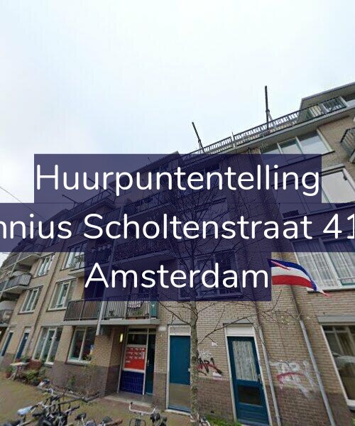 Foto gevel Huurpuntentelling voor Fannius Scholtenstraat 41-D, Amsterdam