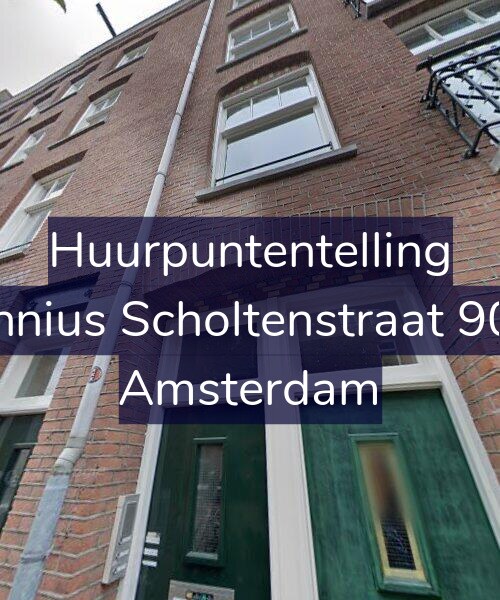 Foto gevel Huurpuntentelling voor Fannius Scholtenstraat 90-1, Amsterdam