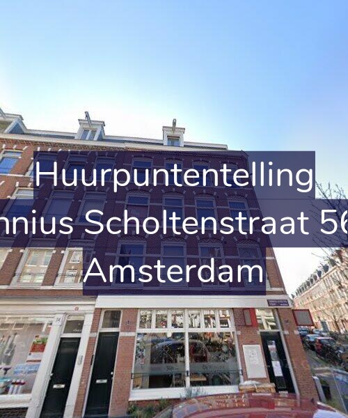 Foto gevel Huurpuntentelling voor Fannius Scholtenstraat 56-1, Amsterdam