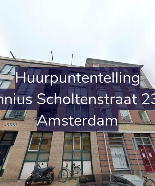 Foto gevel Huurpuntentelling voor Fannius Scholtenstraat 23-B, Amsterdam