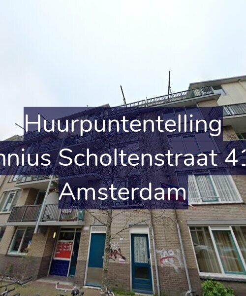 Foto gevel Huurpuntentelling voor Fannius Scholtenstraat 41-C, Amsterdam