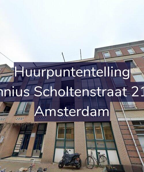 Foto gevel Huurpuntentelling voor Fannius Scholtenstraat 21-A, Amsterdam