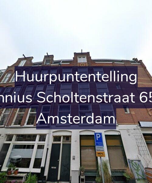 Foto gevel Huurpuntentelling voor Fannius Scholtenstraat 65-1, Amsterdam