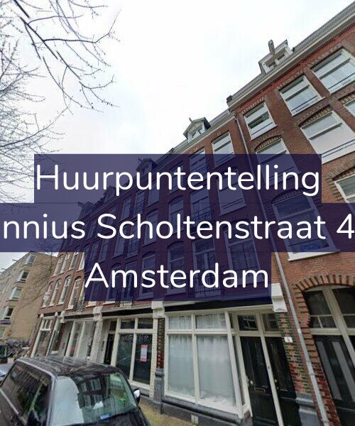 Foto gevel Huurpuntentelling voor Fannius Scholtenstraat 4-1, Amsterdam