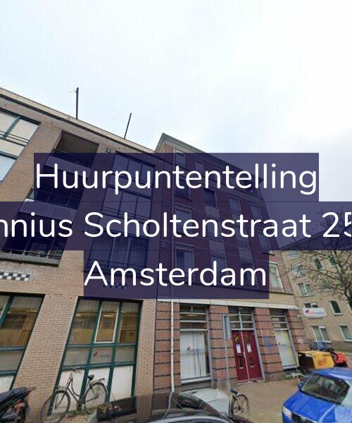 Foto gevel Huurpuntentelling voor Fannius Scholtenstraat 25-B, Amsterdam