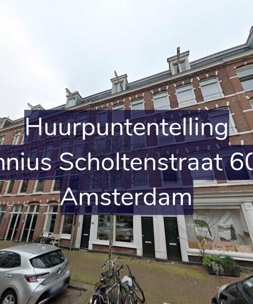Foto gevel Huurpuntentelling voor Fannius Scholtenstraat 60-H, Amsterdam