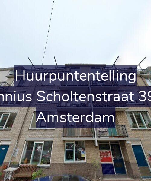 Foto gevel Huurpuntentelling voor Fannius Scholtenstraat 39-E, Amsterdam