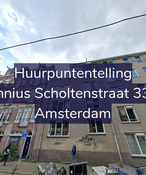 Foto gevel Huurpuntentelling voor Fannius Scholtenstraat 33-C, Amsterdam