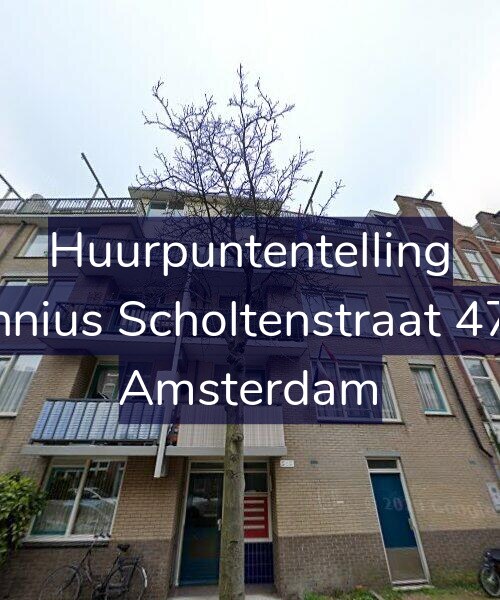 Foto gevel Huurpuntentelling voor Fannius Scholtenstraat 47-A, Amsterdam