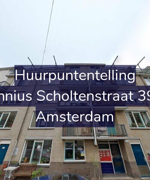Foto gevel Huurpuntentelling voor Fannius Scholtenstraat 39-F, Amsterdam