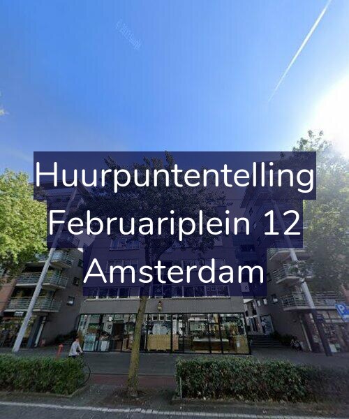 Foto gevel Huurpuntentelling voor Februariplein 12, Amsterdam