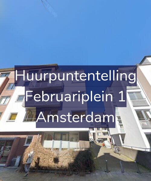 Foto gevel Huurpuntentelling voor Februariplein 1, Amsterdam