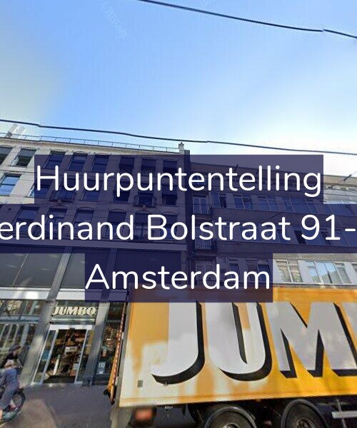 Foto gevel Huurpuntentelling voor Ferdinand Bolstraat 91-B, Amsterdam