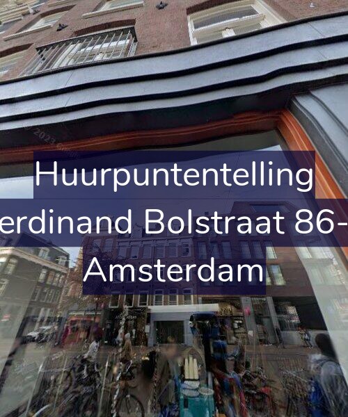 Foto gevel Huurpuntentelling voor Ferdinand Bolstraat 86-2, Amsterdam
